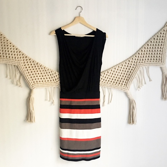 karen millen black bodycon dress